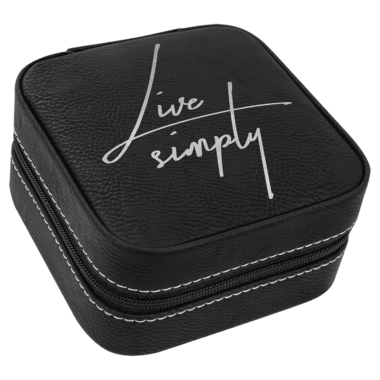 Leatherette Travel Jewelry Box