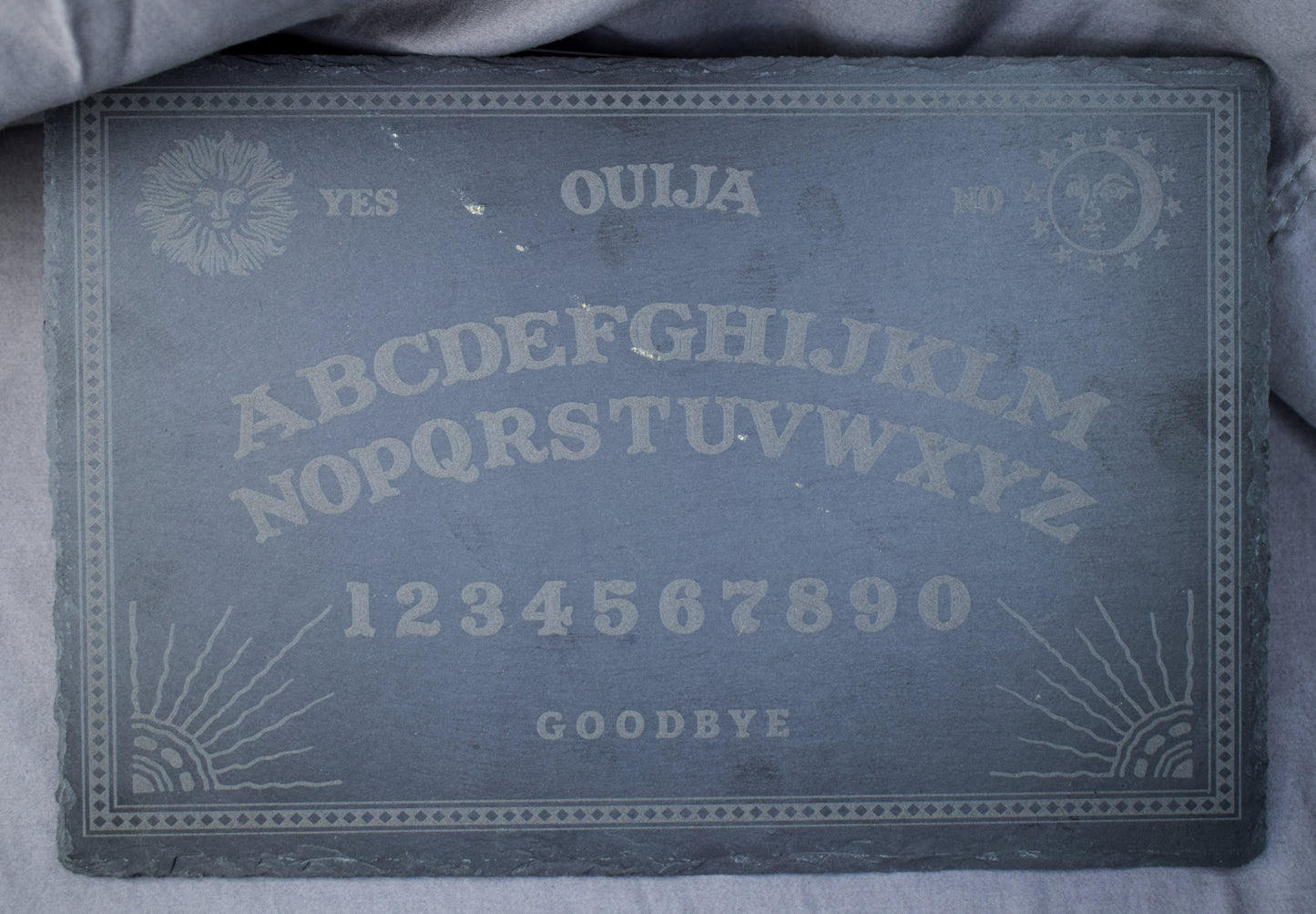 Slate "Charspookery" Ouija Board