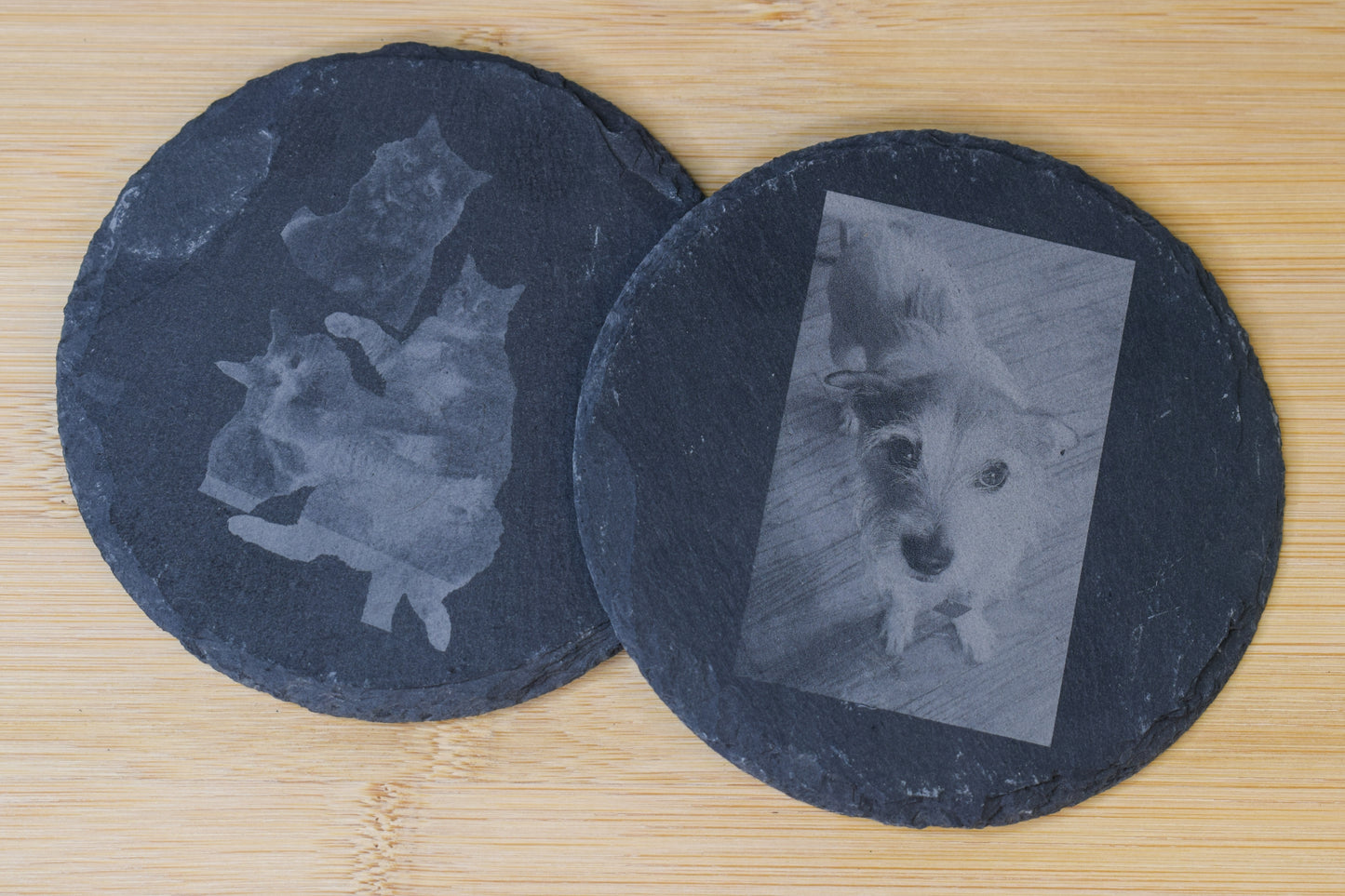 Circle Slate Coaster