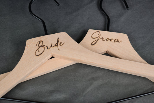 Custom Engraved Wedding Hangers