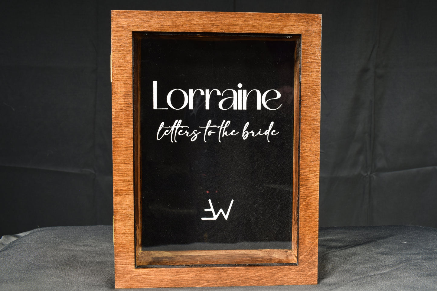 Custom Bridal Letter Box - "For the Bride"