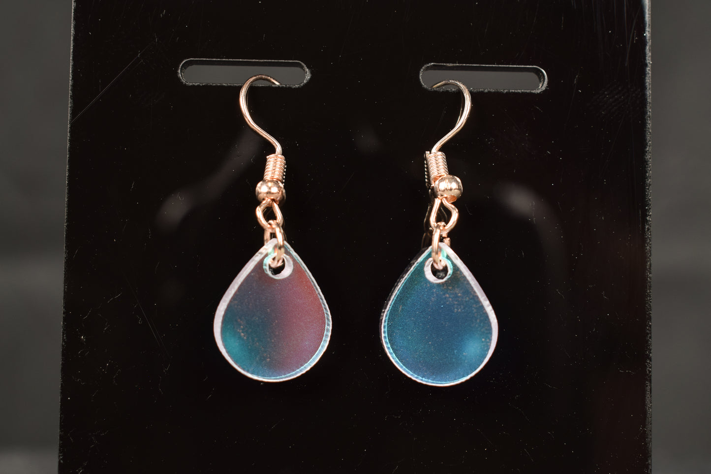 Rainbow Teardrop Earrings