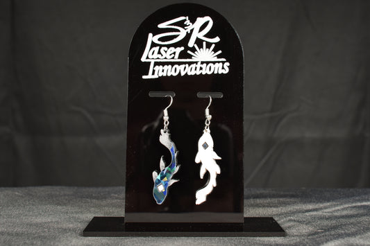 Yin Yang Koi Fish Earrings