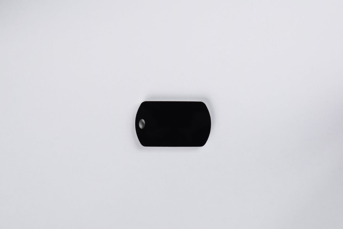 Acrylic Dogtag-style Keychain