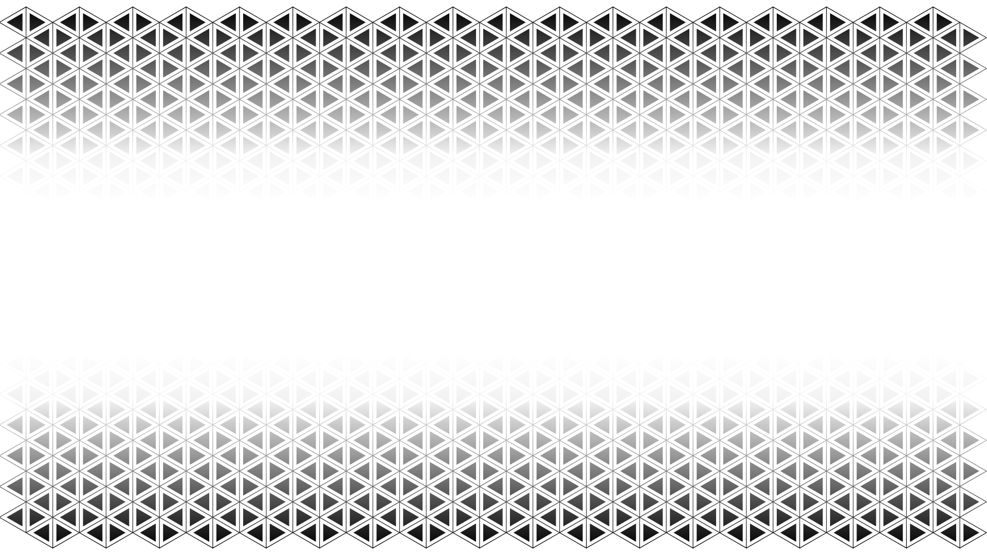 Geometric pattern border with black and white triangles on a white background
